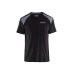 Hacar T-Shirt Bi-Colour zwart/grijs incl. logo HACAR